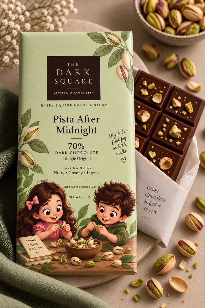 Pistachio After Midnight — Dark Chocolate • Pistachio