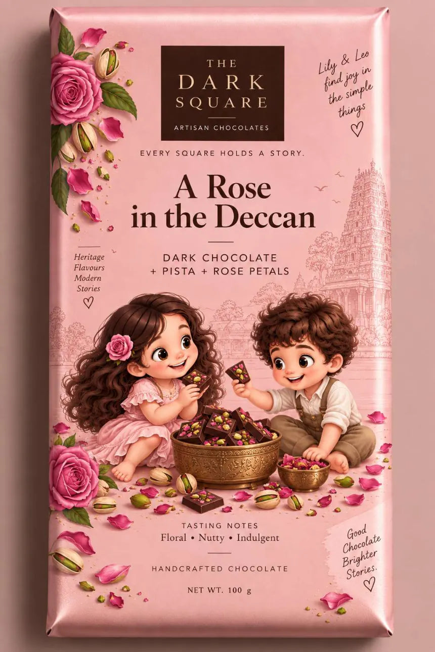 Rose & Pistachio Reverie — Dark Chocolate • Pistachio • Rose